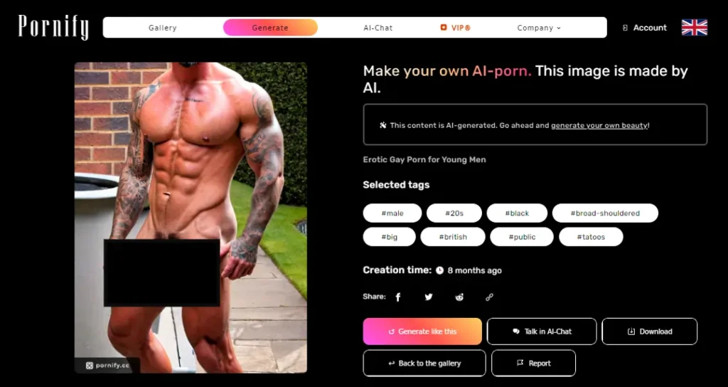 Pornify Ai Gay Porn Generator