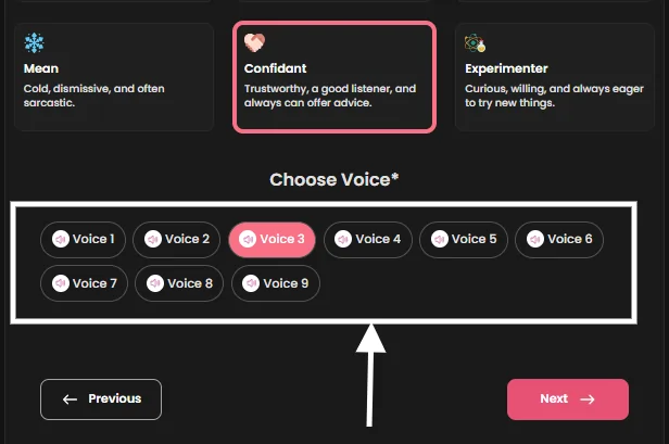 Create Sensual Audio using Candy AI