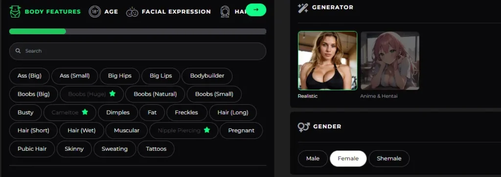 Generate Porn GIF using Pornderful