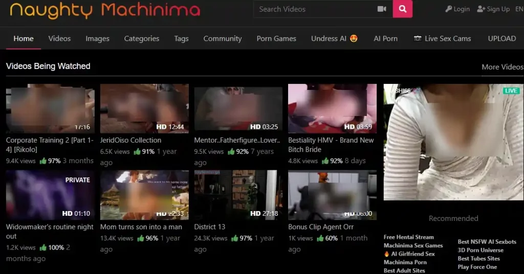 Naughty Machinima