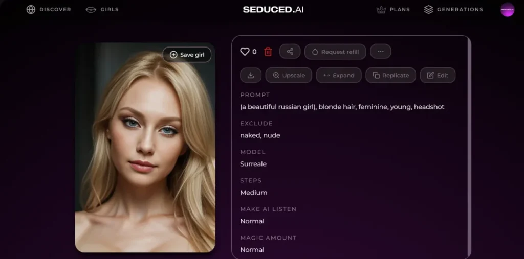 Seduced AI - Character Customization