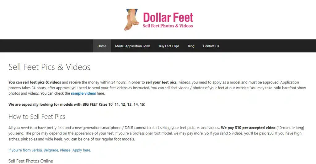 Dollar Feet