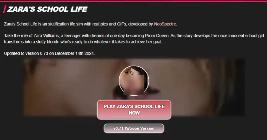 Zara's School Life