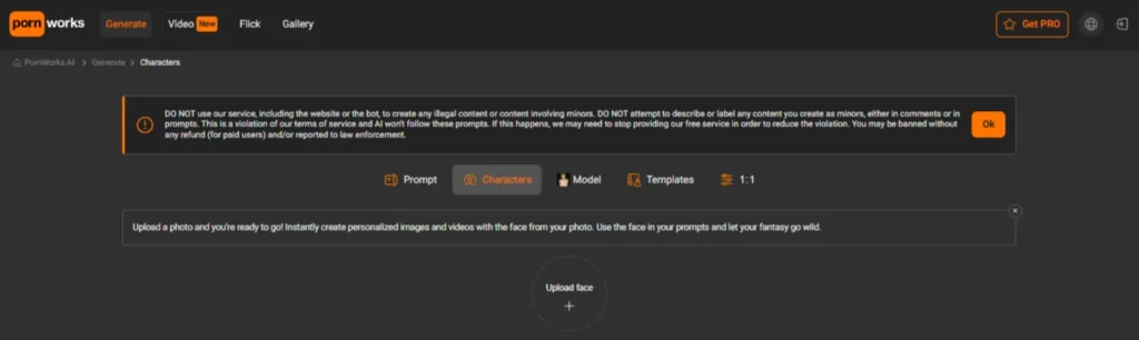 PornWorks AI - AI Characters