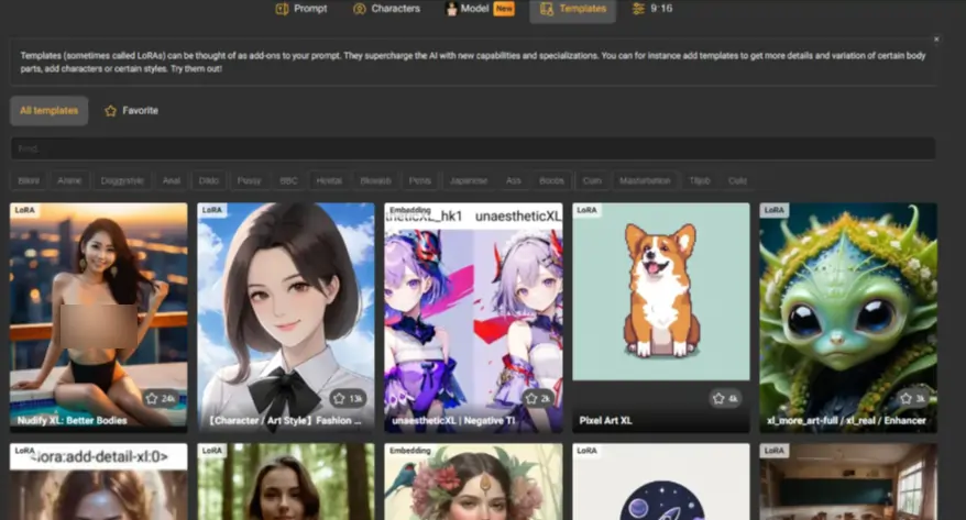 Pornworks AI Templates