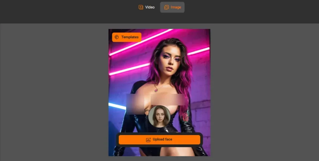 Pornworks AI - Upload image for porn face swap