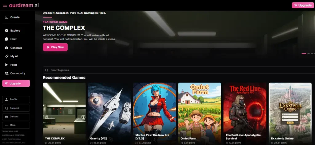 Ourdream AI - AI Games