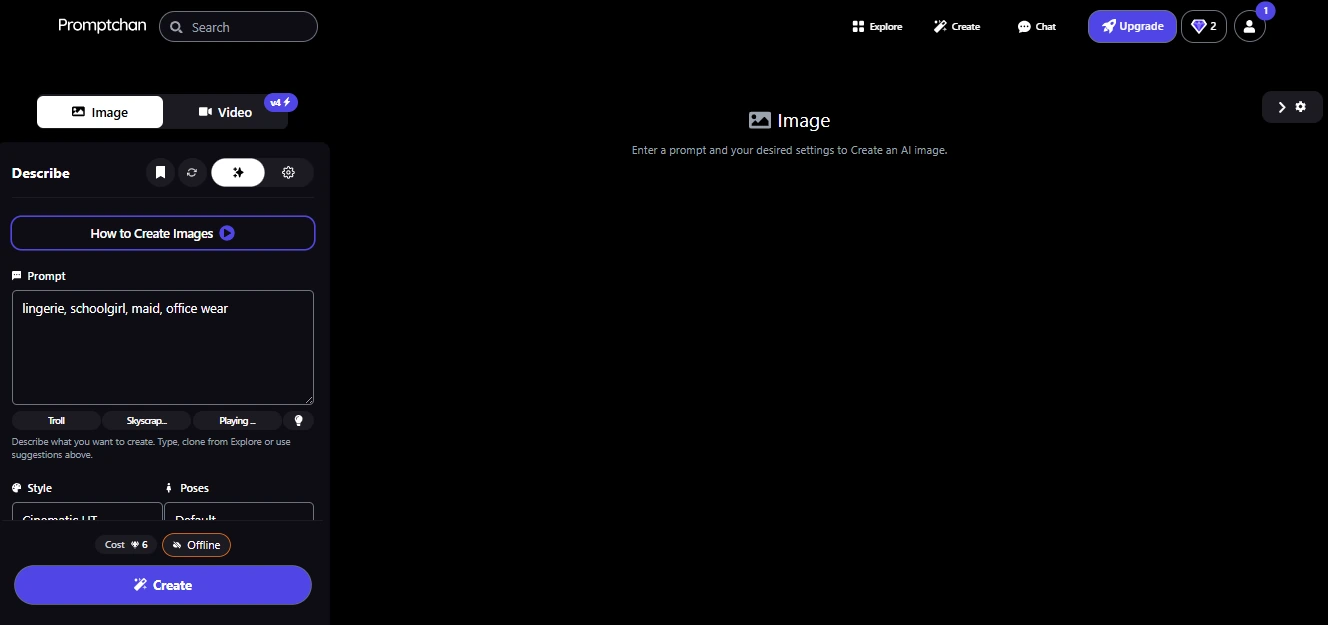 Promptchan AI Image Generator